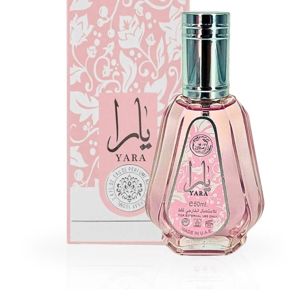 YARA Pink Floral Eau de Parfum Bottle